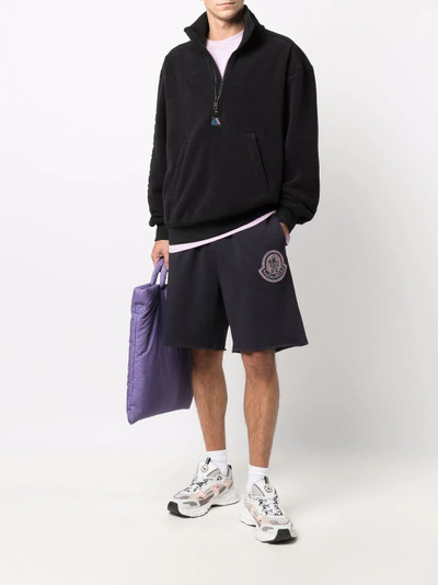 Moncler half-zip fleece sweatshirt outlook