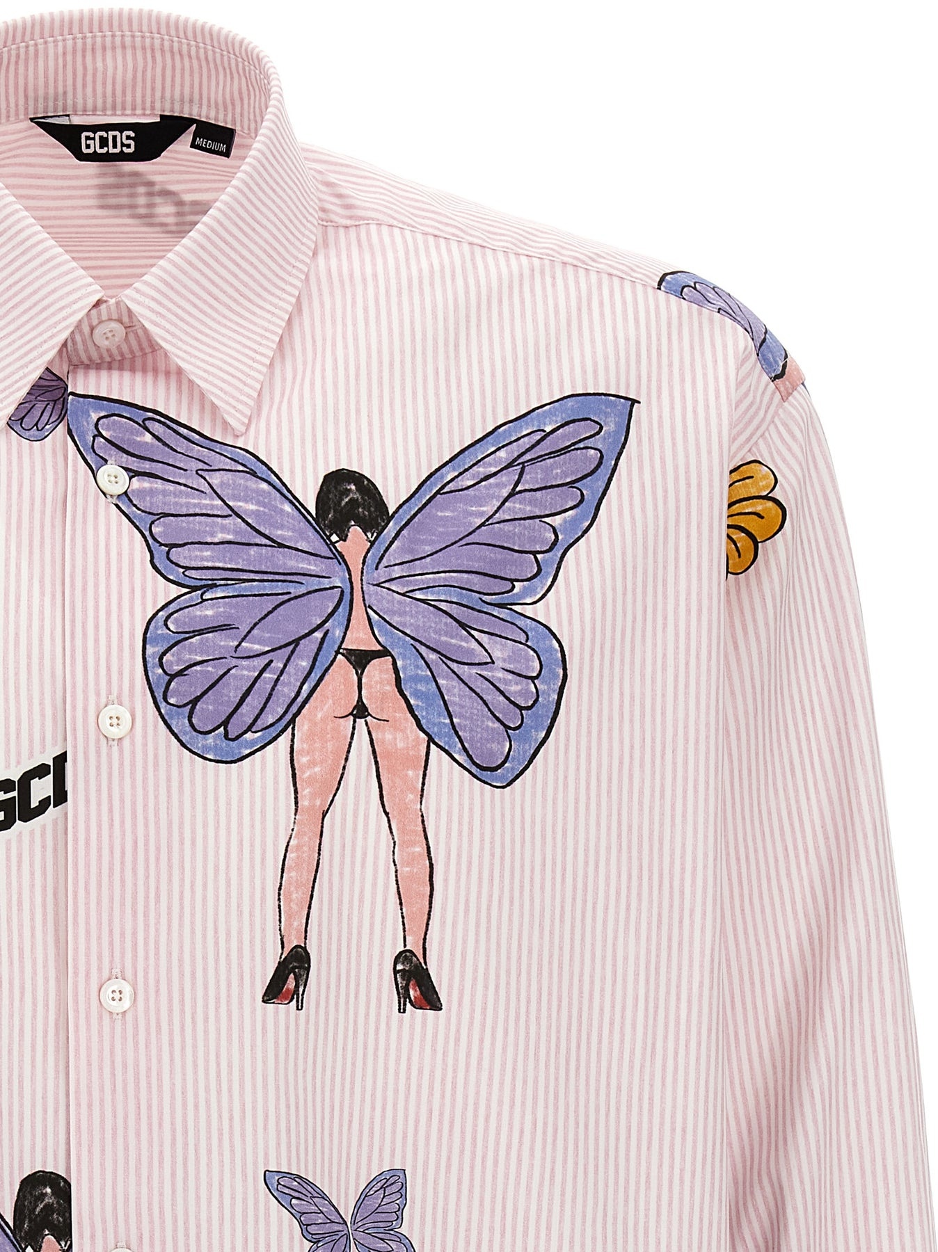 Butterfly Shirt, Blouse Pink - 3
