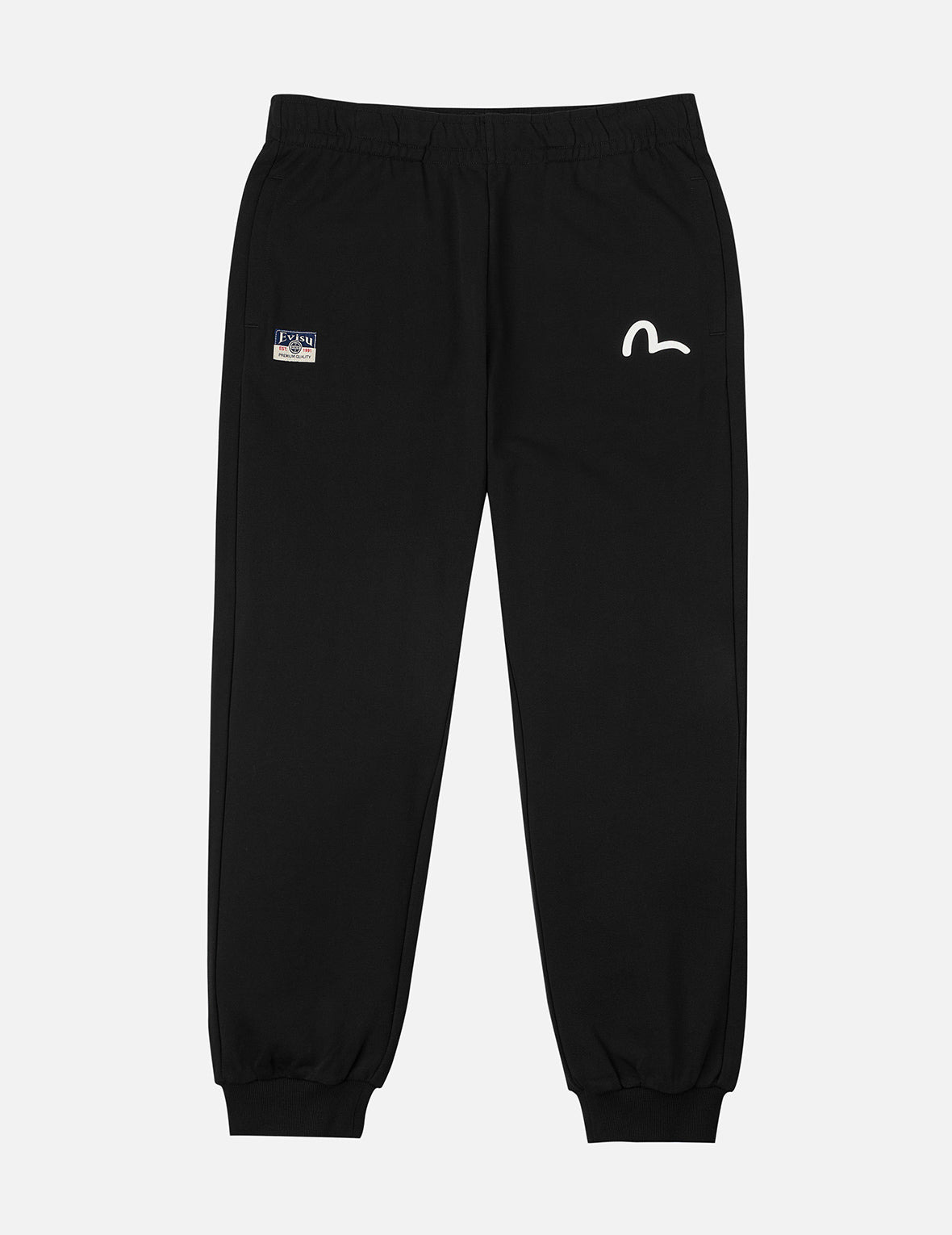 Brushstroke Seagull and Logo Print Straight Fit Sweatpants - 4
