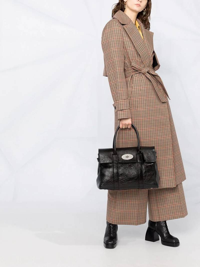 Mulberry Bayswater leather tote bag outlook