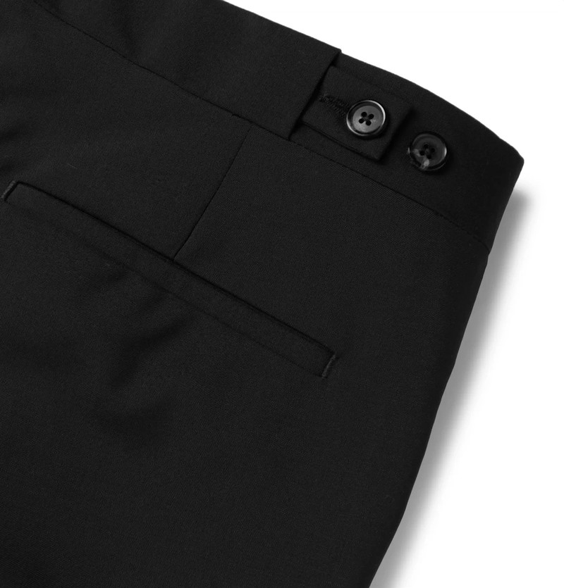Slim-Fit Satin-Trimmed Wool and Mohair-Blend Tuxedo Trousers 5