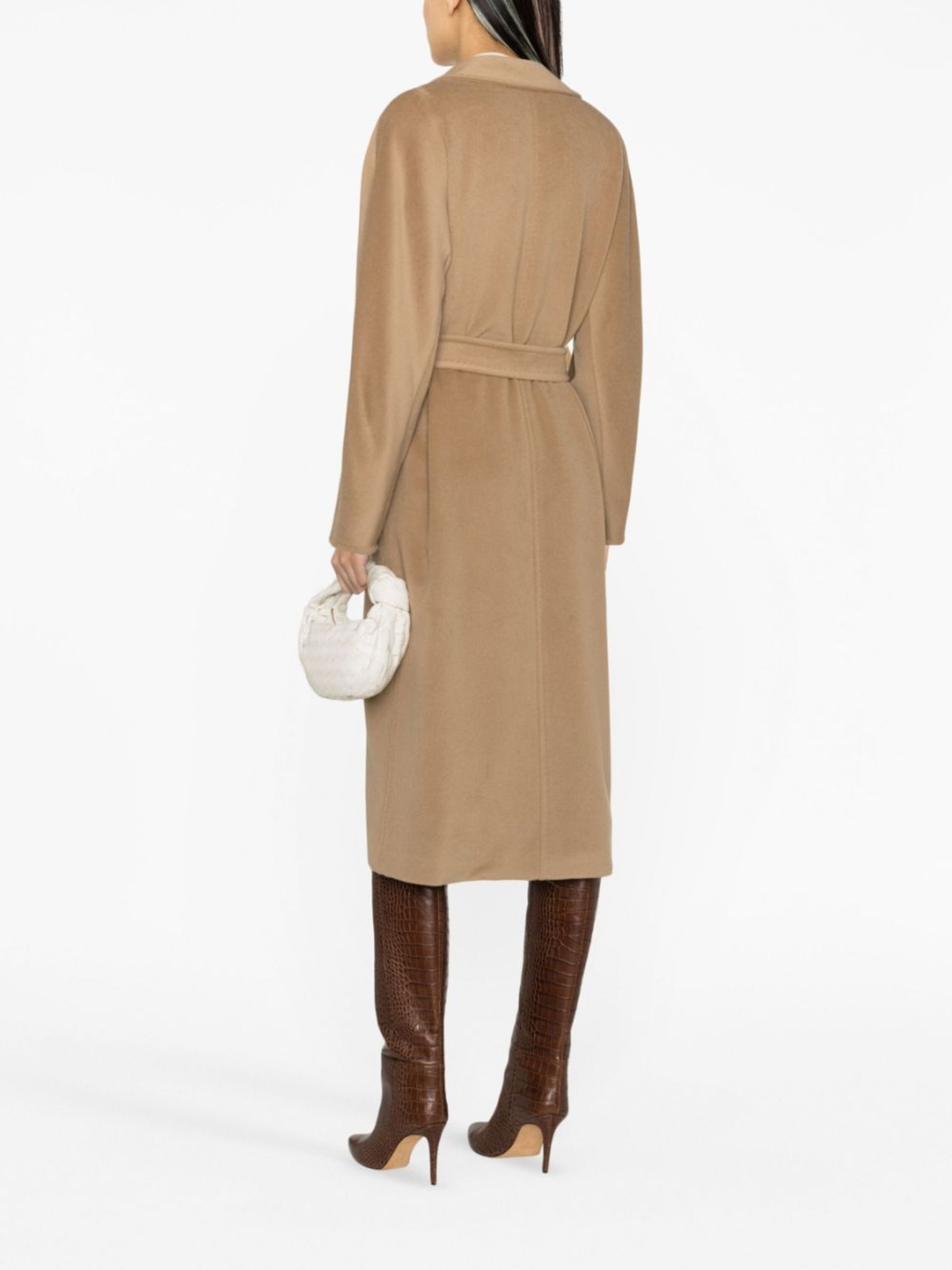 Brown Madame Belted Coat - 4