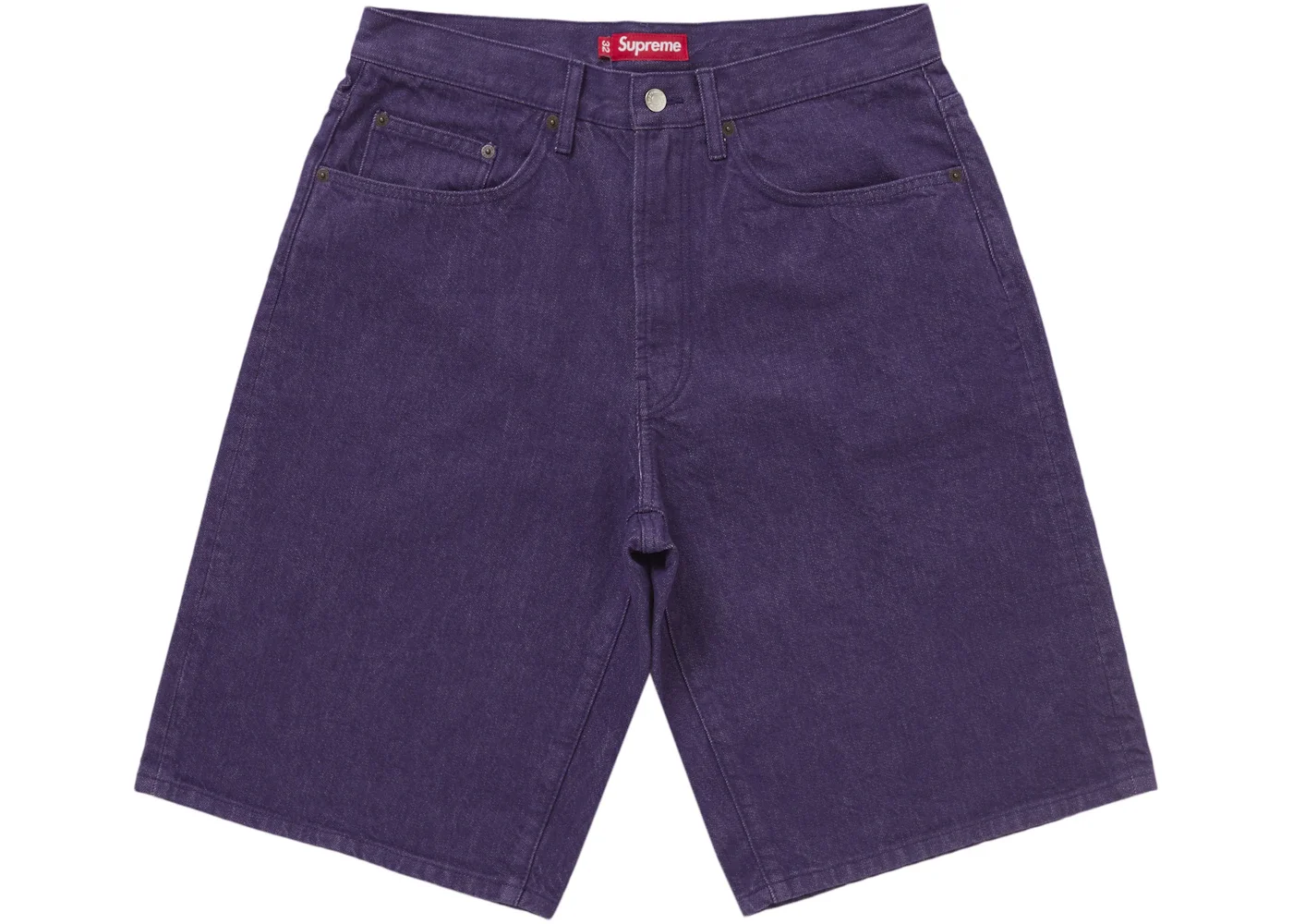 Supreme Baggy Denim Short (SS25) Purple - 1