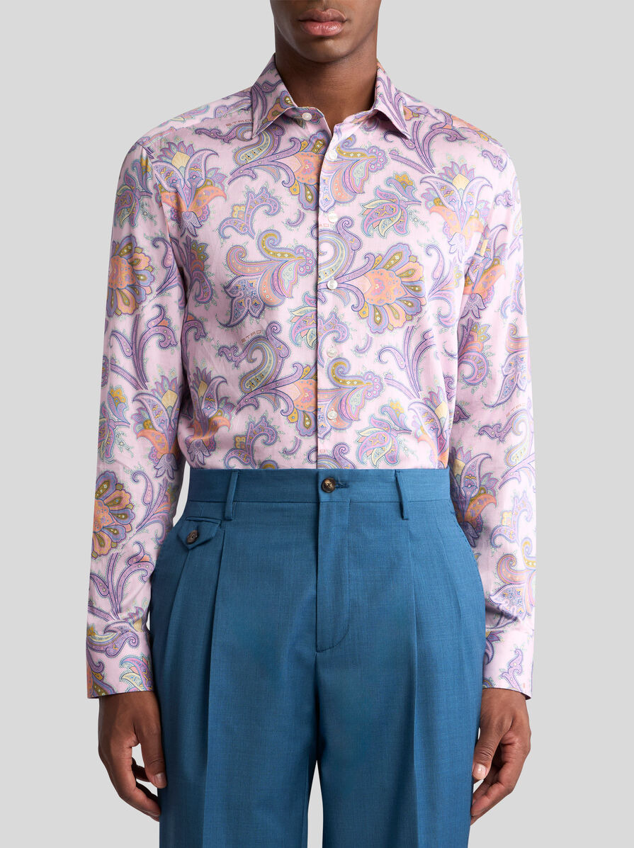 MAXI FLOWER PAISLEY SHIRT - 2