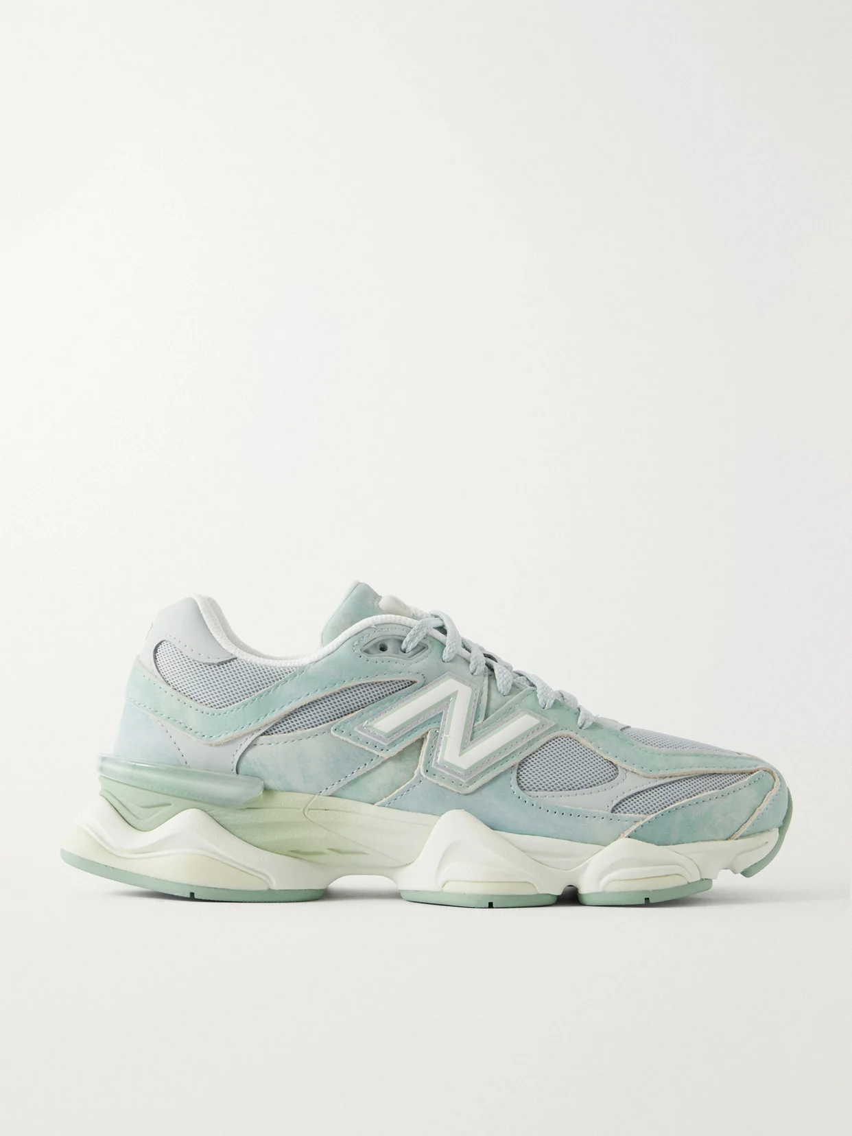 9060 Suede-trimmed Sneakers - 1