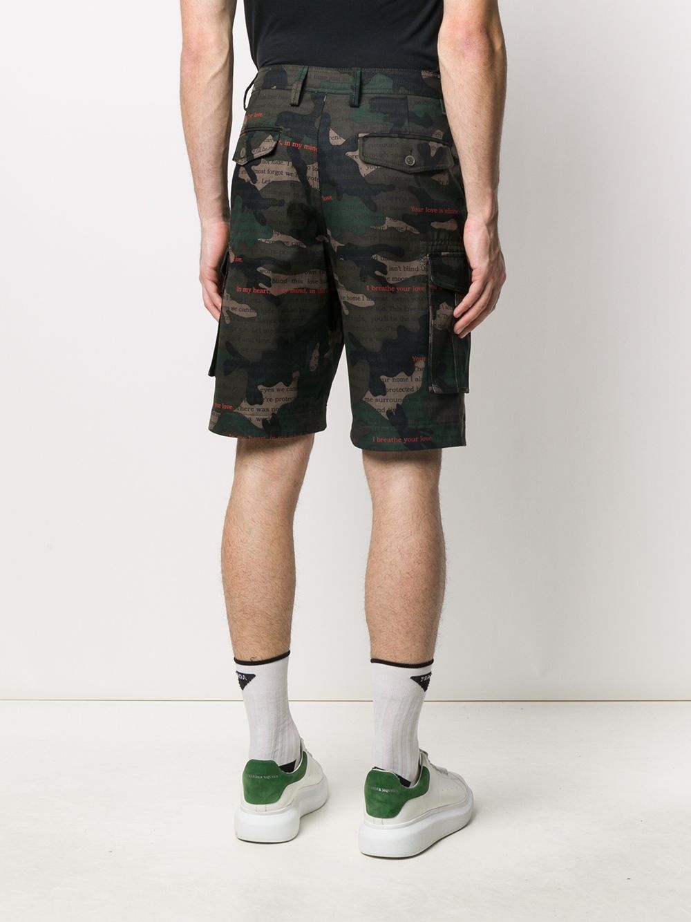 camouflage-print bermuda shorts - 4