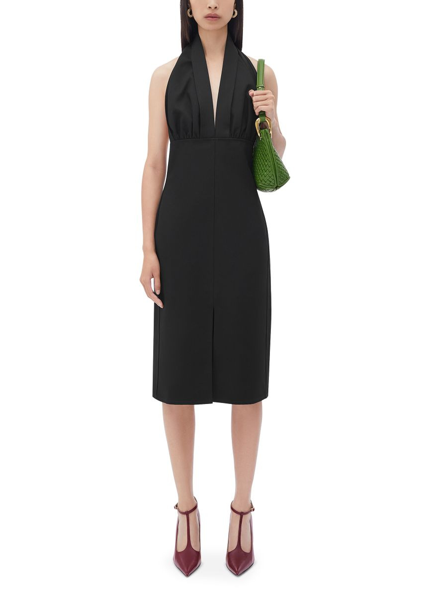 Halter cotton dress - 4