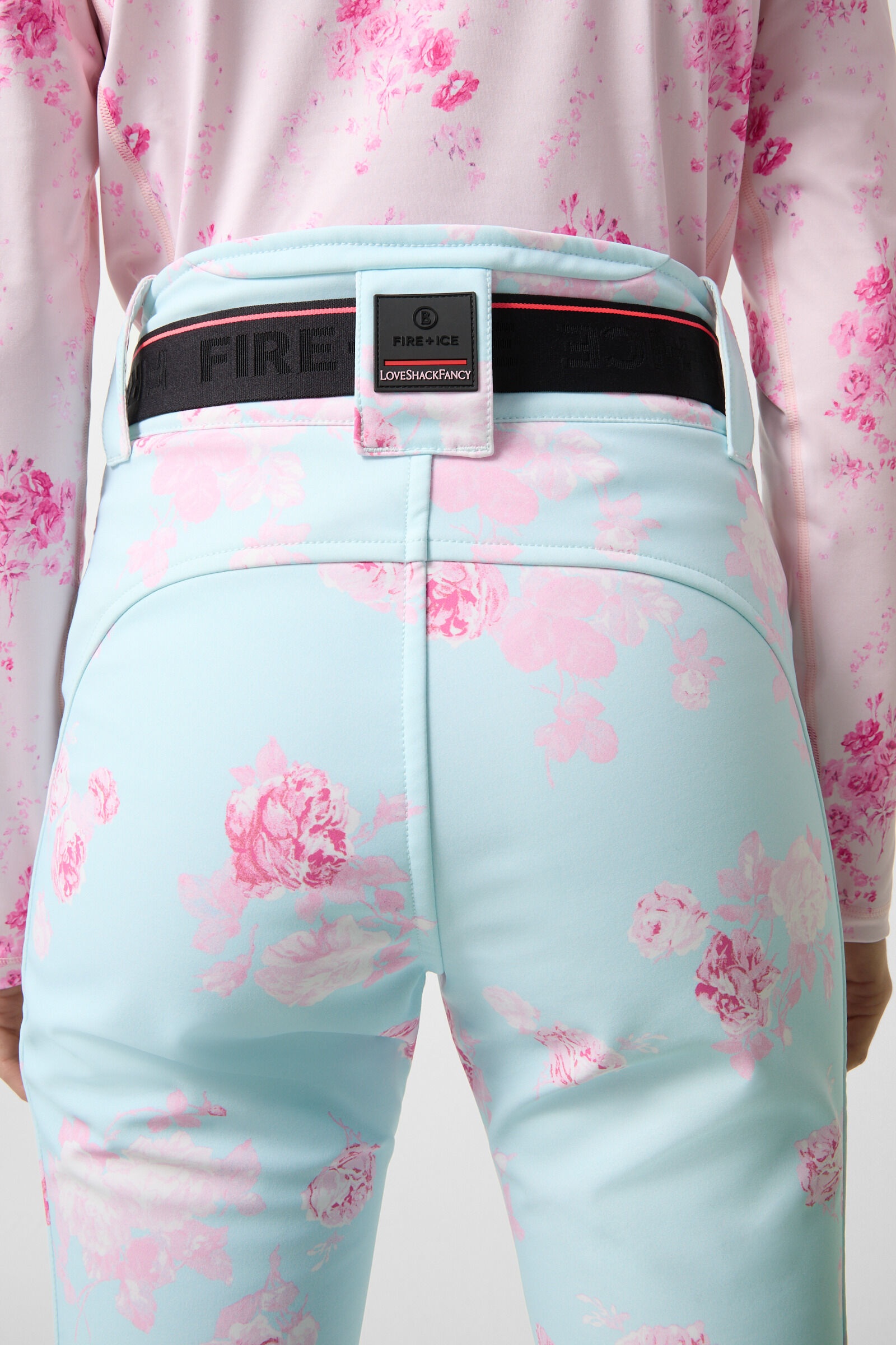 Zula Ski pants in Light blue/Rose - 5