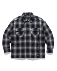 NEIGHBORHOOD CPO Shirt LS Black | REVERSIBLE