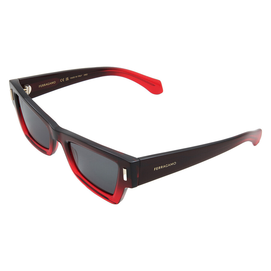 Ferragamo Grey Cat Eye Ladies Sunglasses SF2006S 615 53 - 4