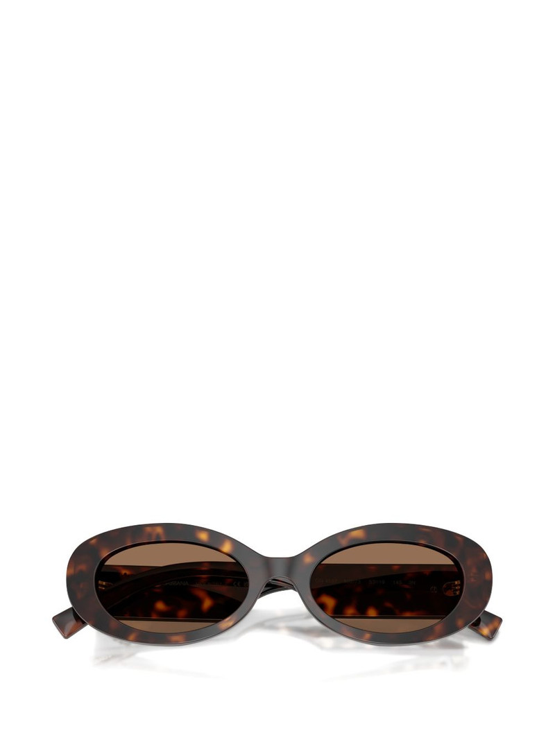 oval-frame tortoiseshell sunglasses 5