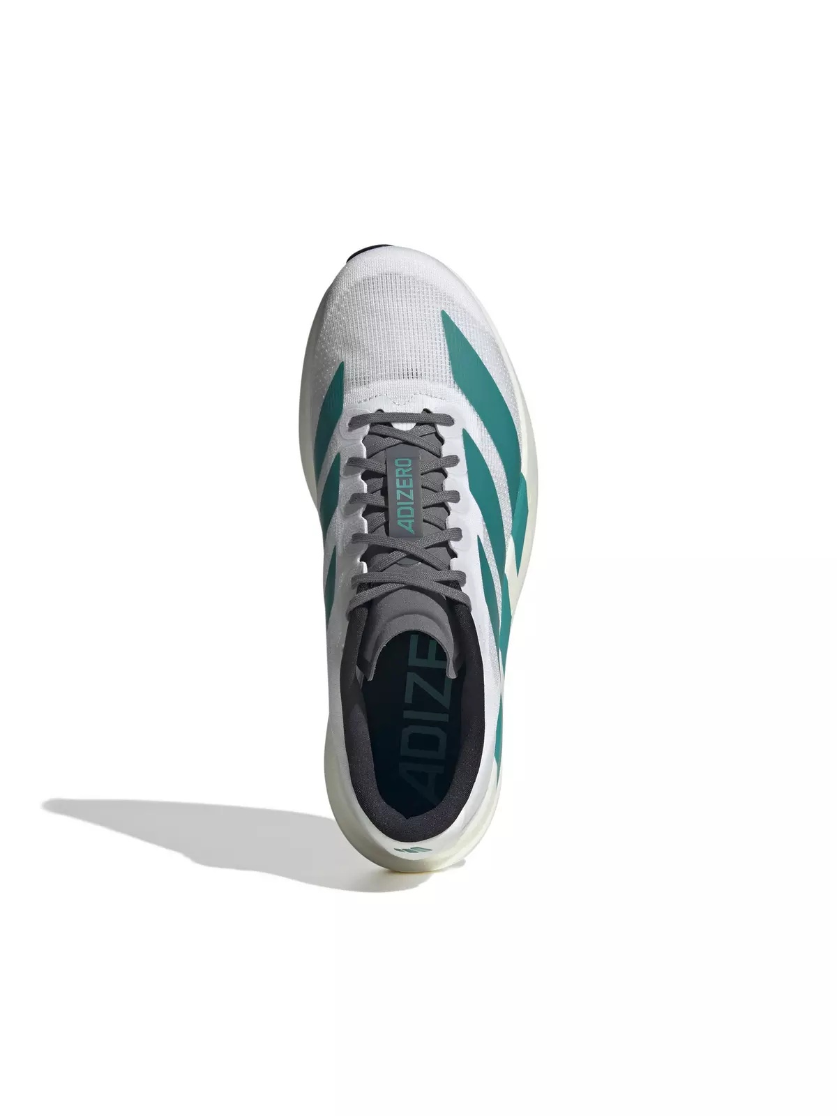 Adizero EVO SL "Ftwr White/Pure Teal/Grey Four" Men's Running Shoe - 5