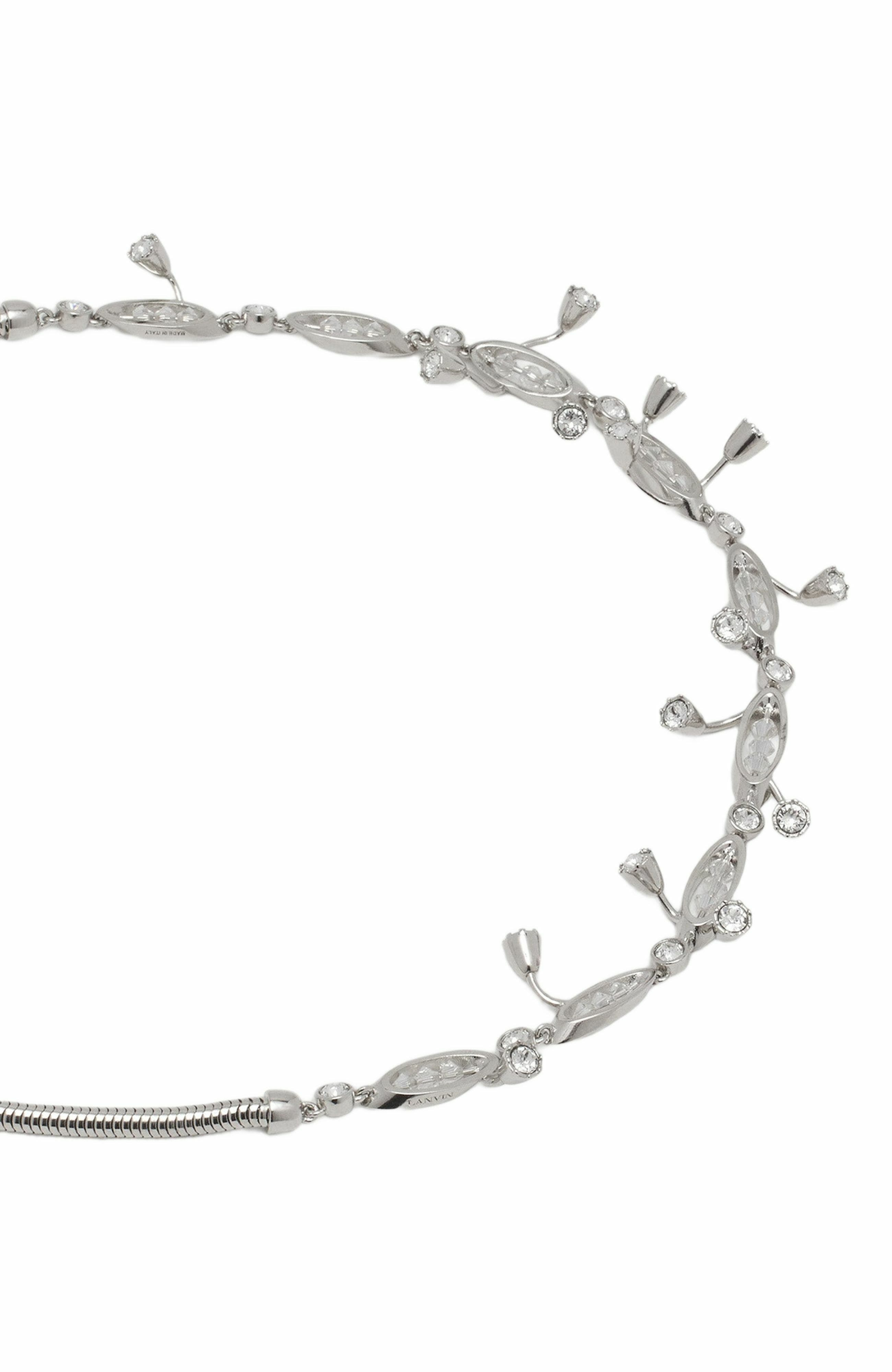 Lanvin Aede Necklace in Silver-Crystal at Nordstrom - 2