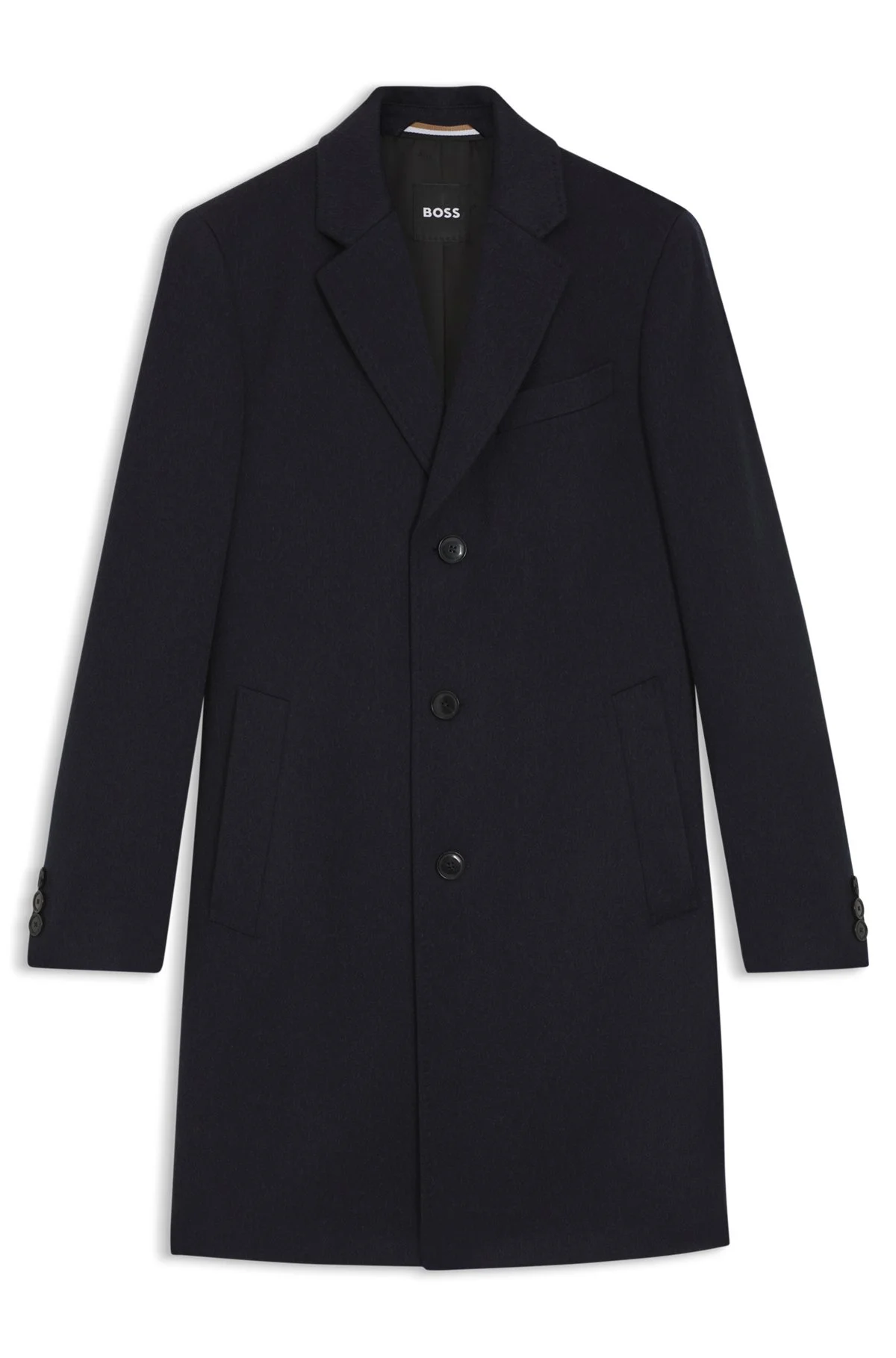 CASHMERE COAT IN A SLIM FIT - 1