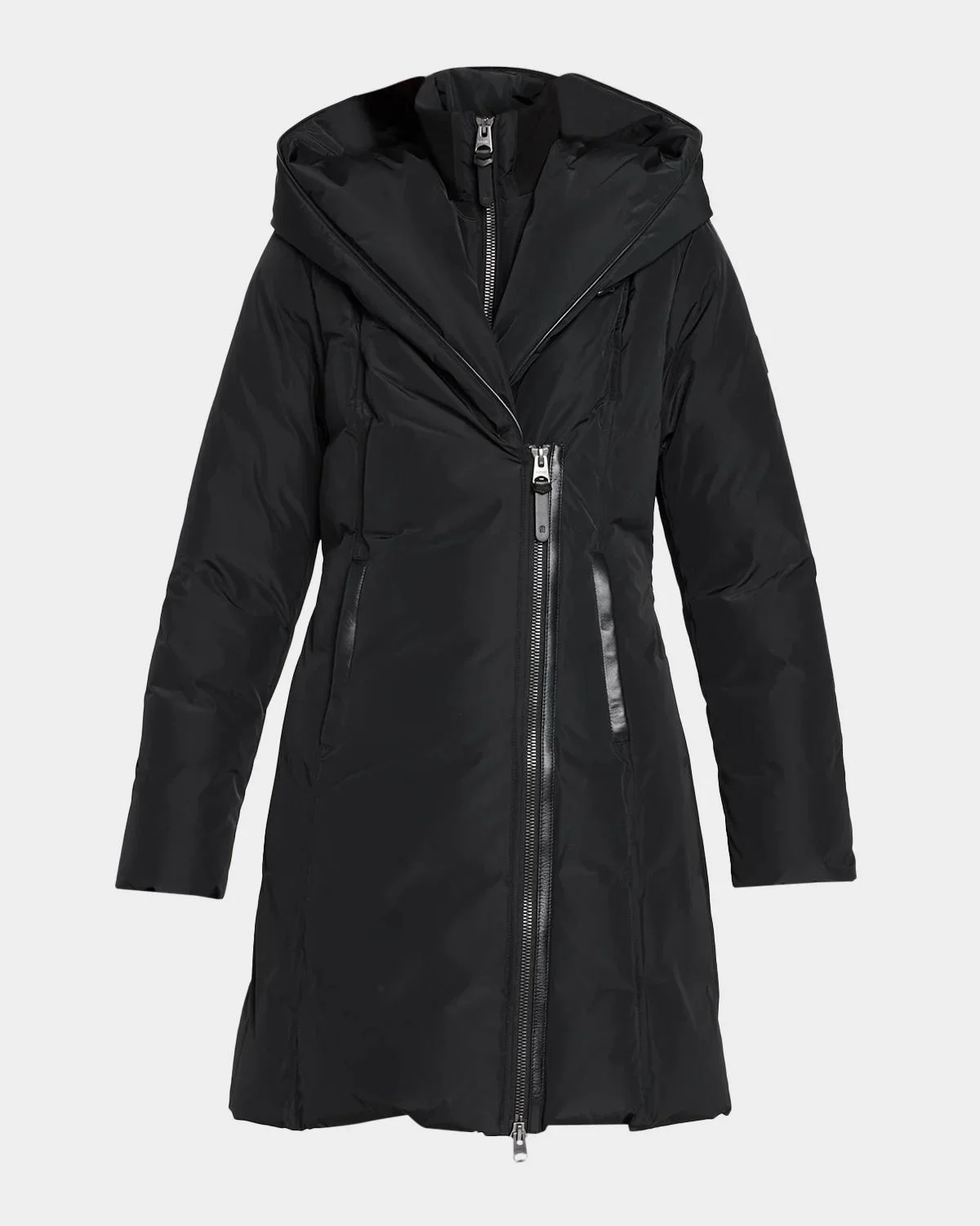 Kay Down Fitted Long Coat - 1