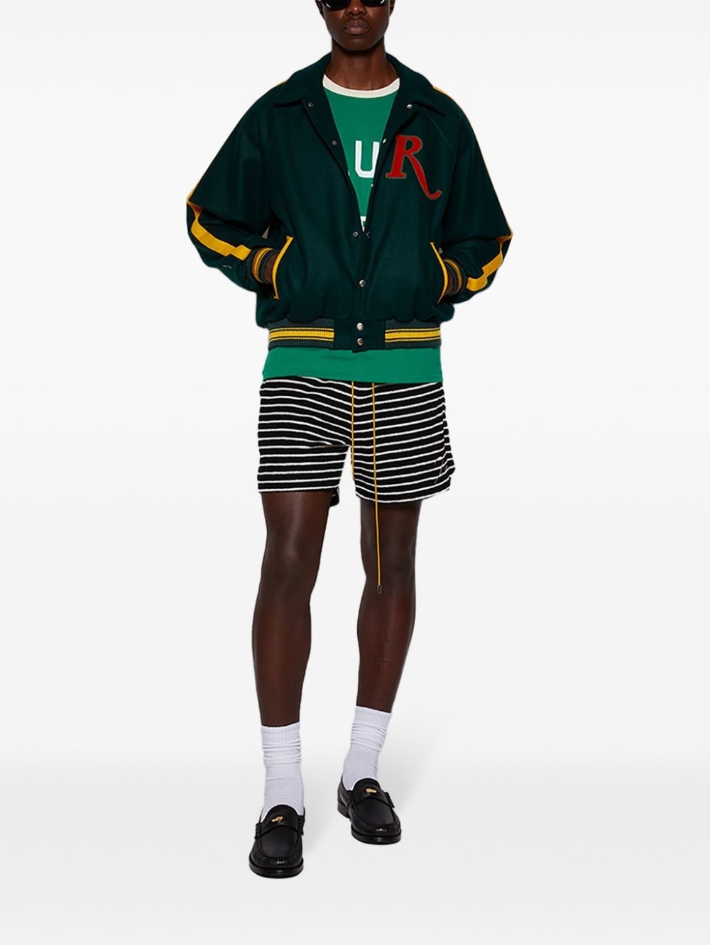 Varsity wool bomber jacket - 2