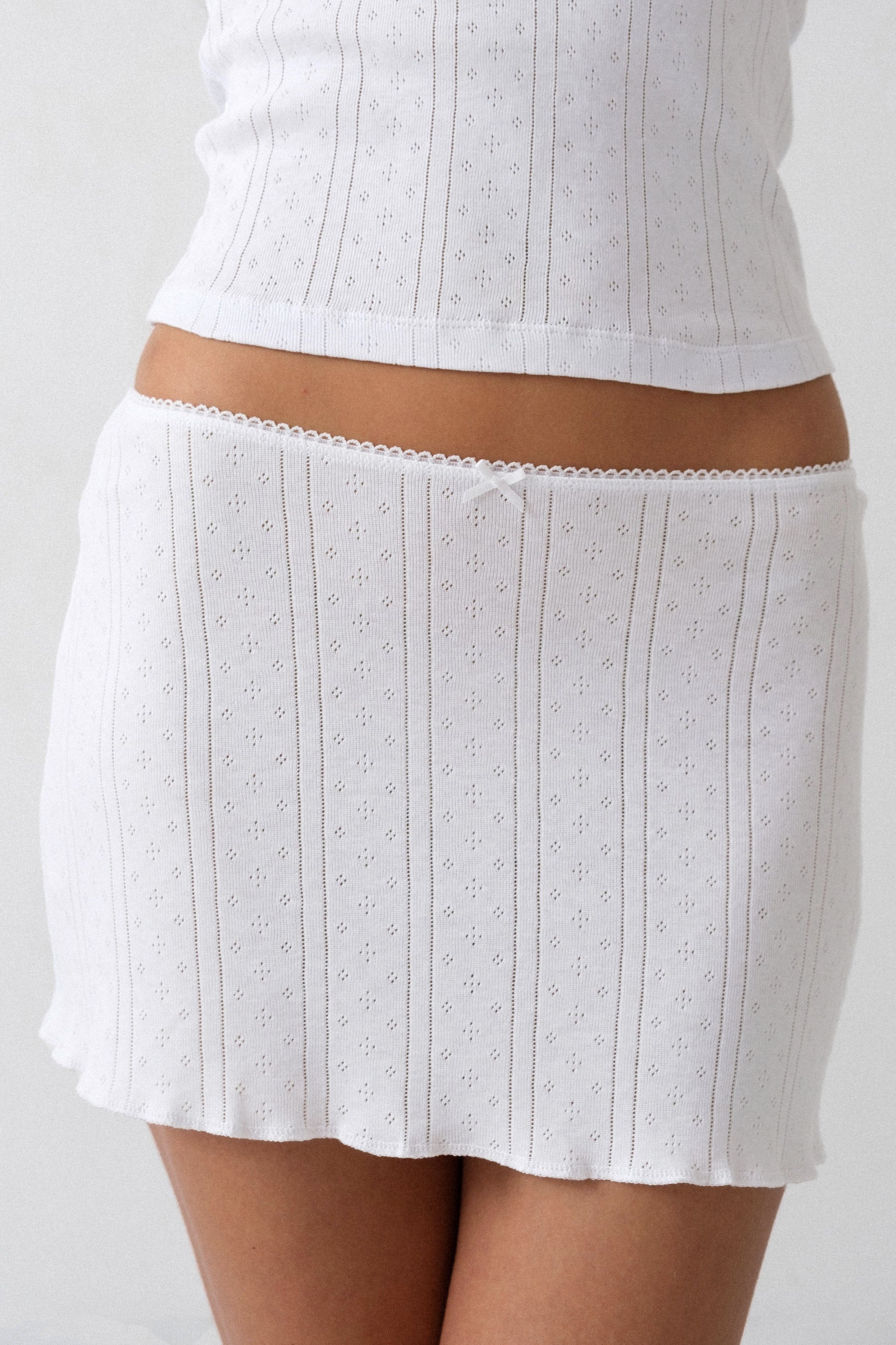 The Mini Skirt White - 5