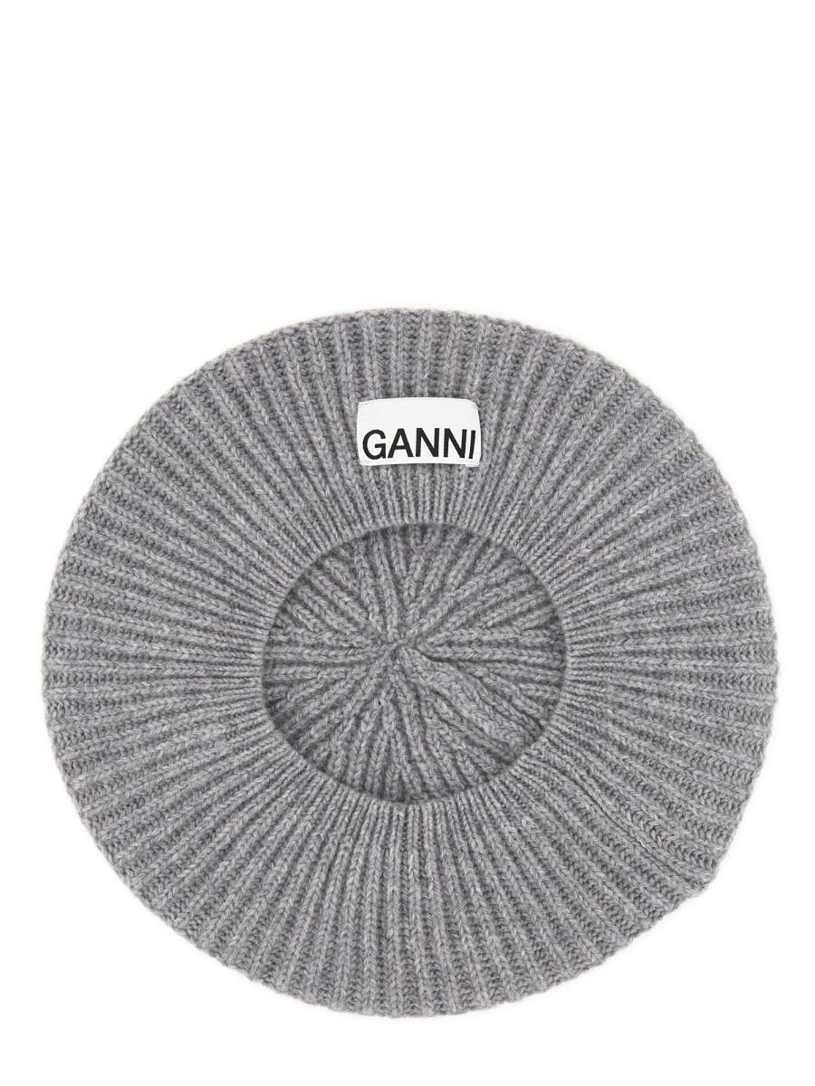 【関税&送料込】Ganni Berretto In Maglia A Coste GANNI Ganni Berretto In Maglia A Coste | baltini | REVERSIBLE