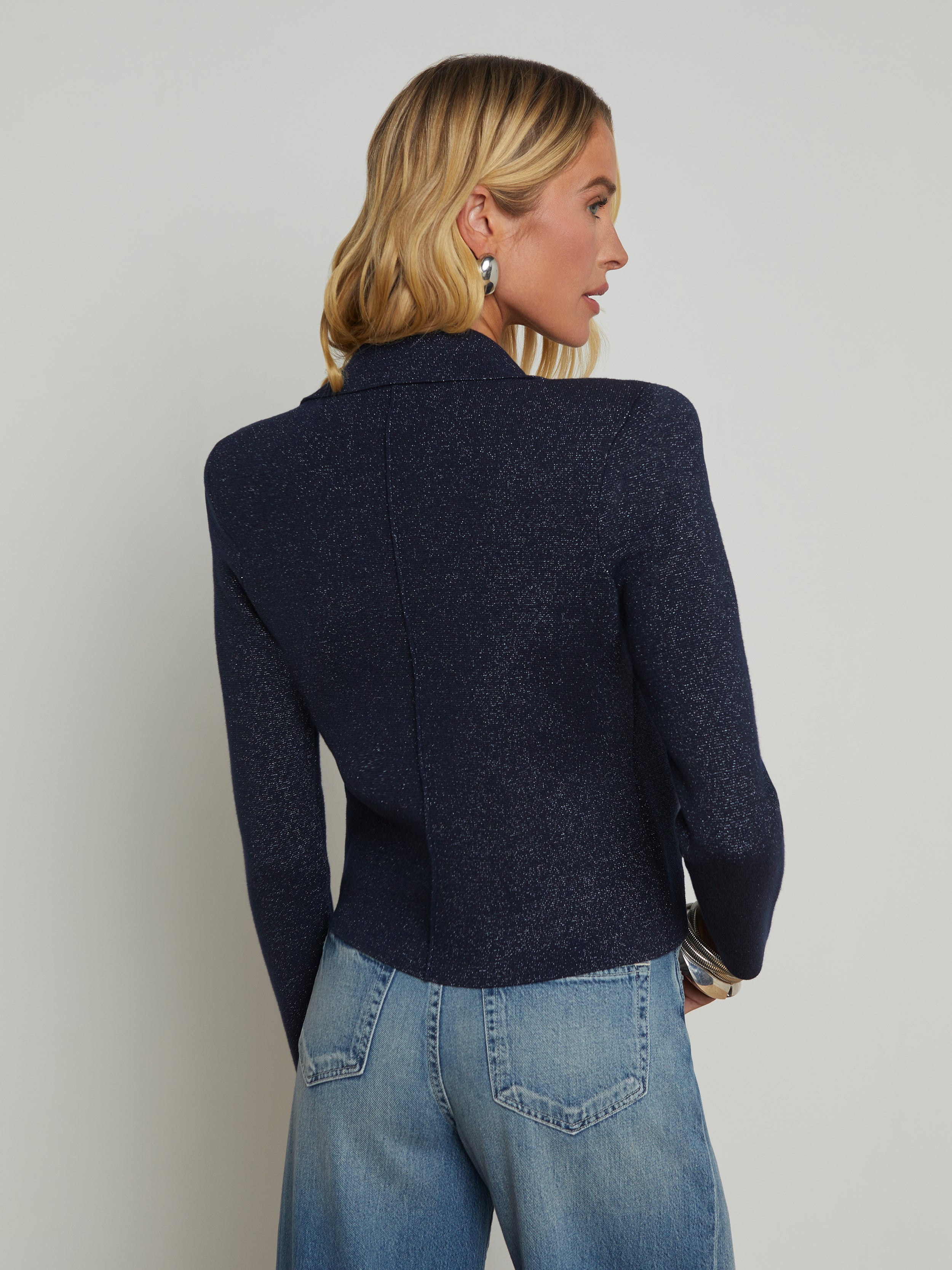 Chia Knit Biker Jacket - 5