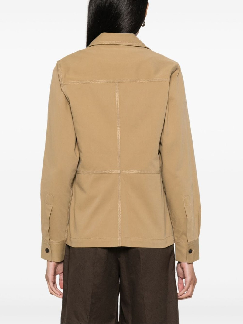 panelled twill shirt jacket 4