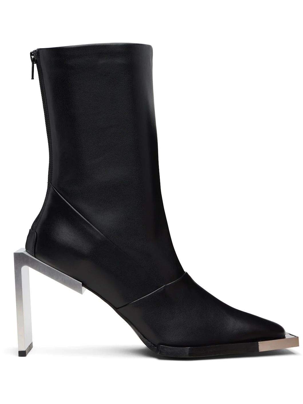 Black Ankle-High Boots - 1