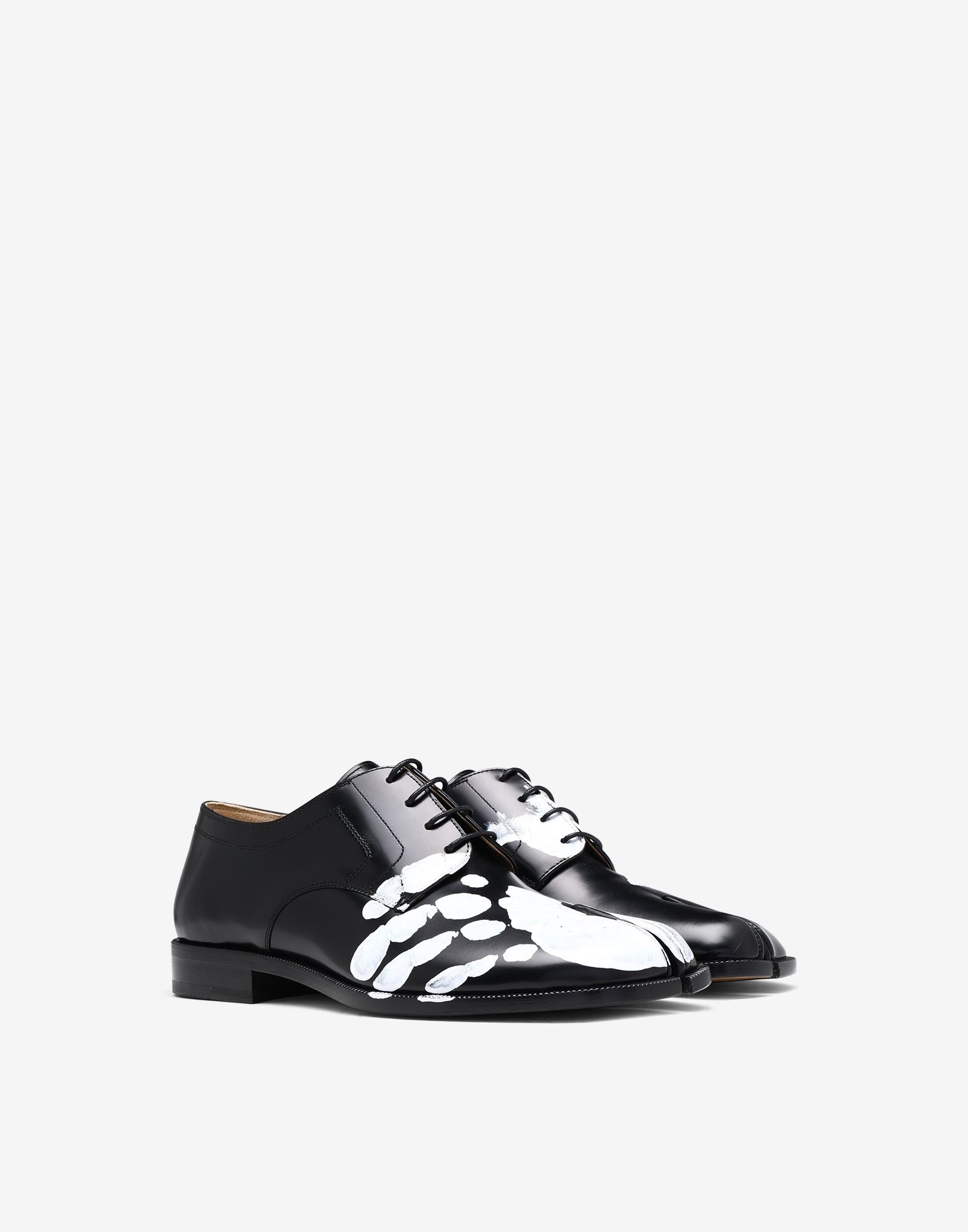 Tabi hand-painted lace-up shoes - 2