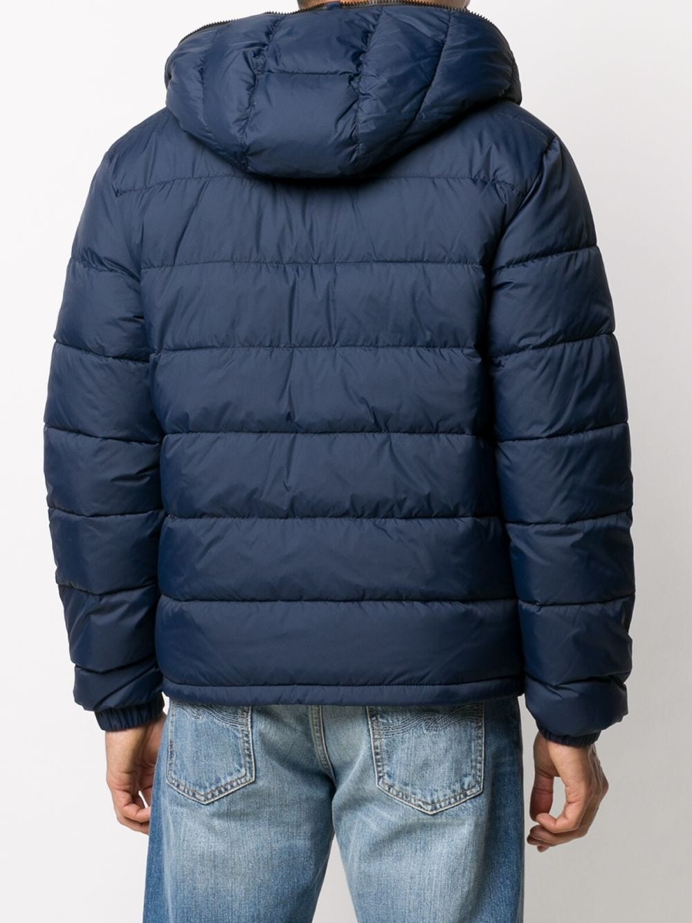 feather down hooded jacket - 4