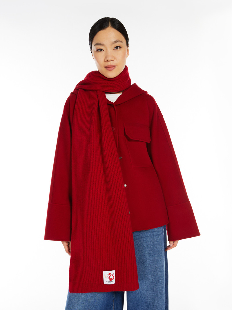 STRESA Rib-knit cashmere scarf 4