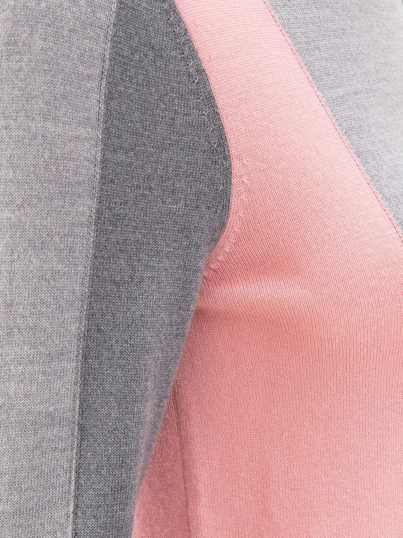 colourblock crewneck jumper 5