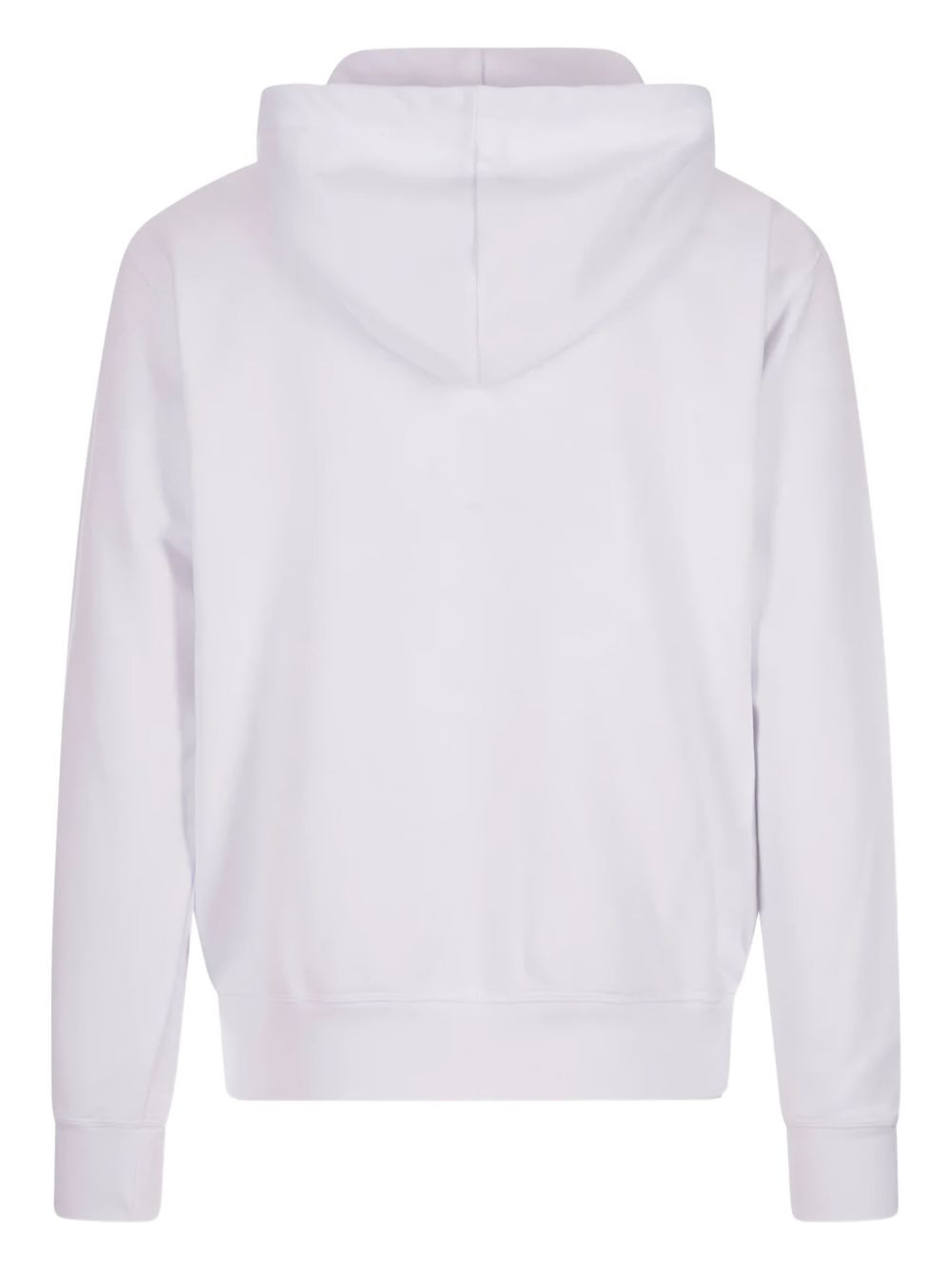 logo-detail zip-up hoodie - 2