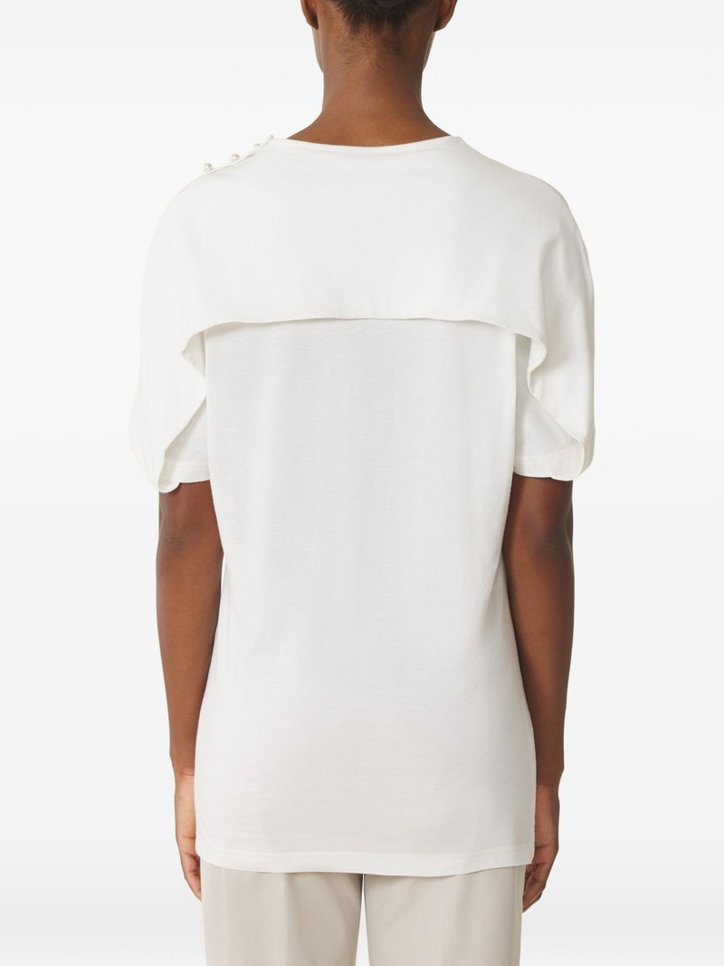 pearl-detail cotton top 4