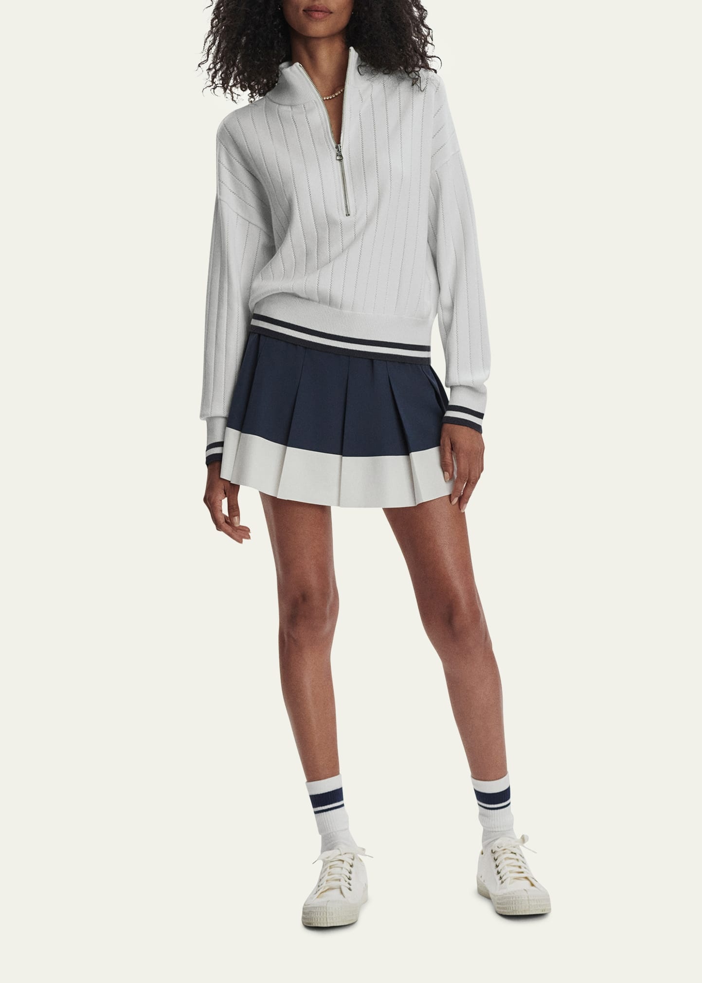 Aliyah Half-Zip Knit Pullover - 2