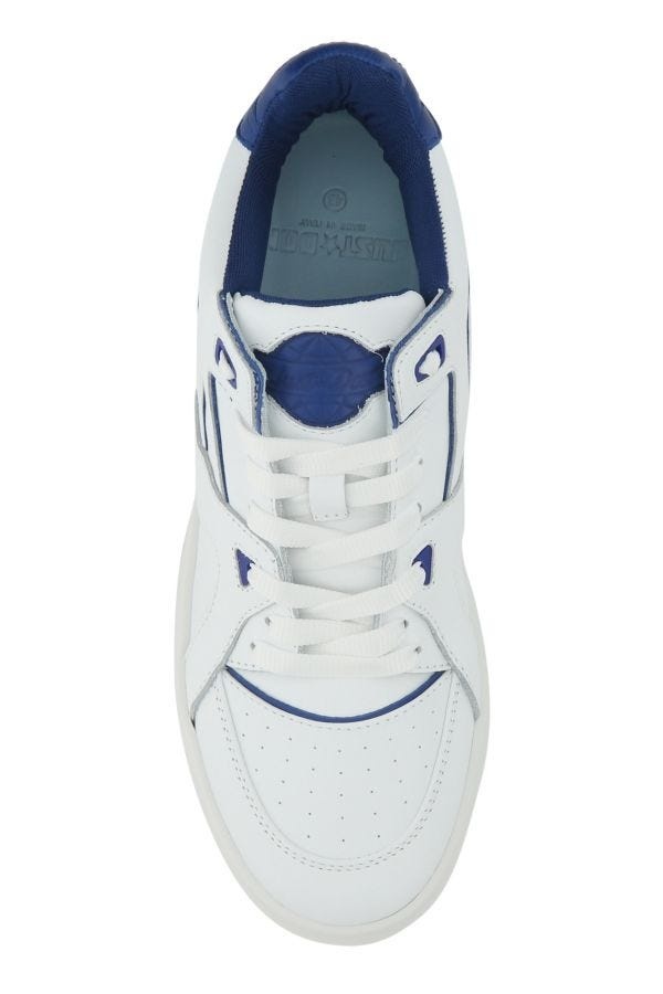 Two-tone leather Courtside Lo JD3 sneakers - 4