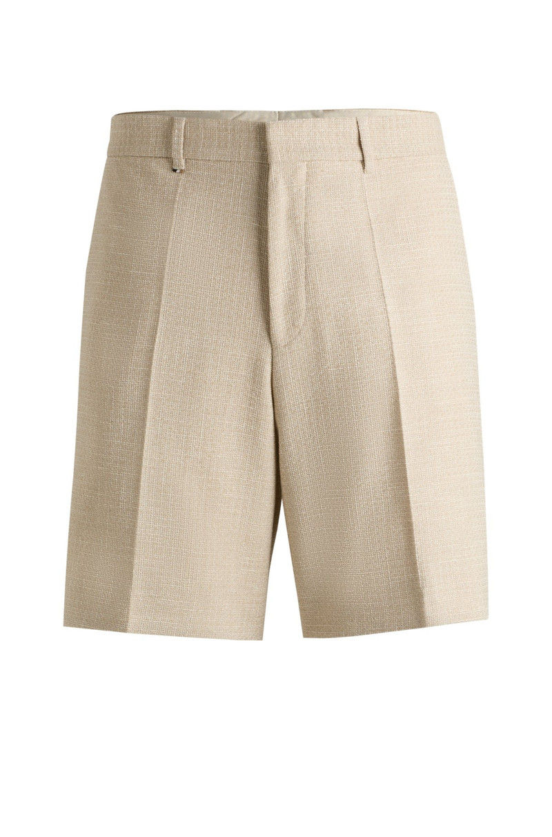 FORMAL SHORTS IN STRETCH TWEED 1