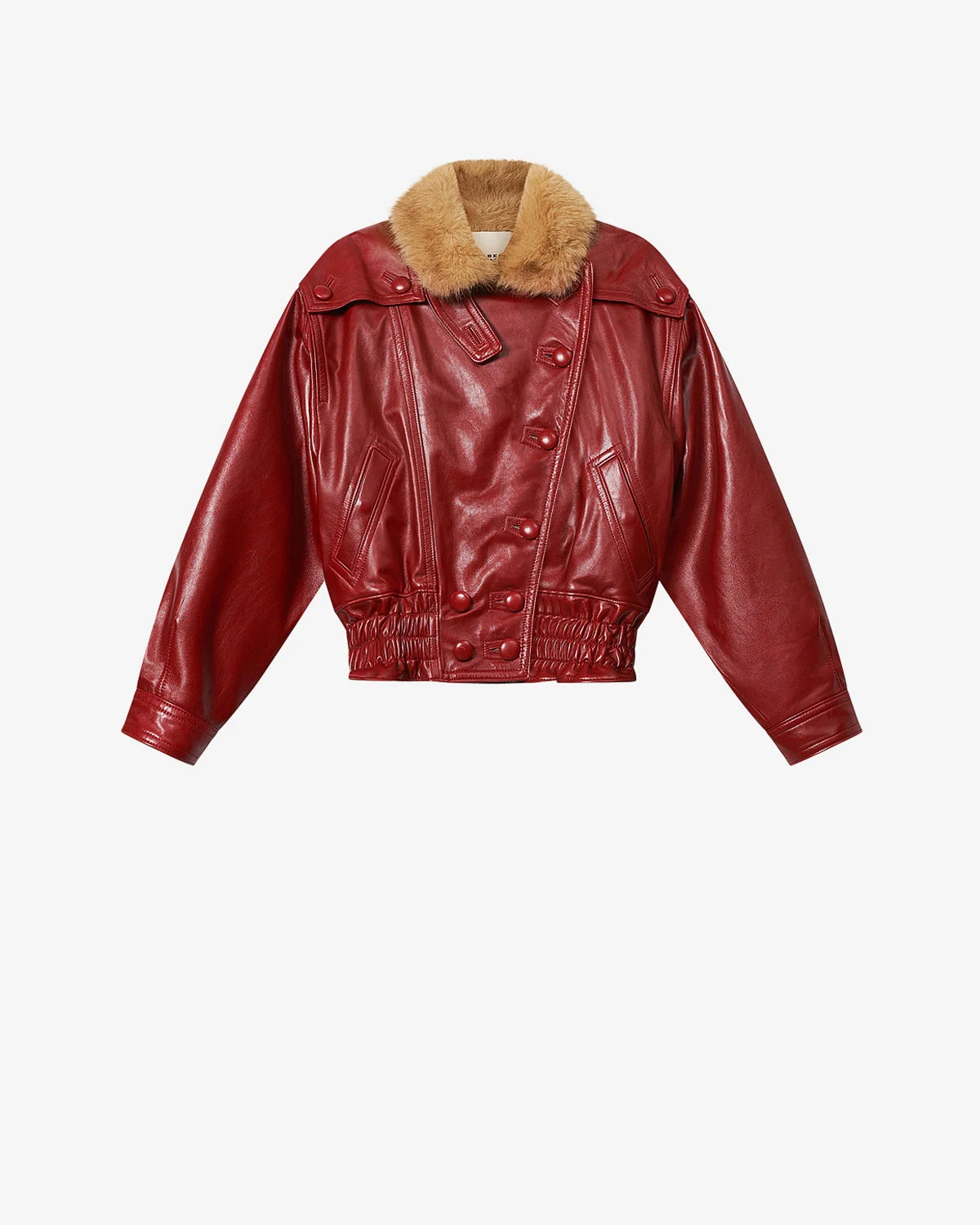 VALINA LEATHER COAT - 1