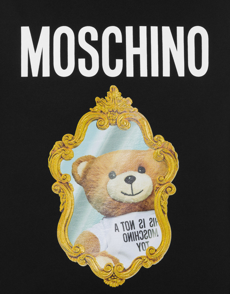 MIRROR TEDDY BEAR ORGANIC COTTON SWEATSHIRT 4