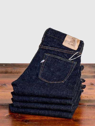 Pure Blue Japan SLB-019 16.5oz Rinsed Selvedge Denim - Relaxed Tapered Fit outlook