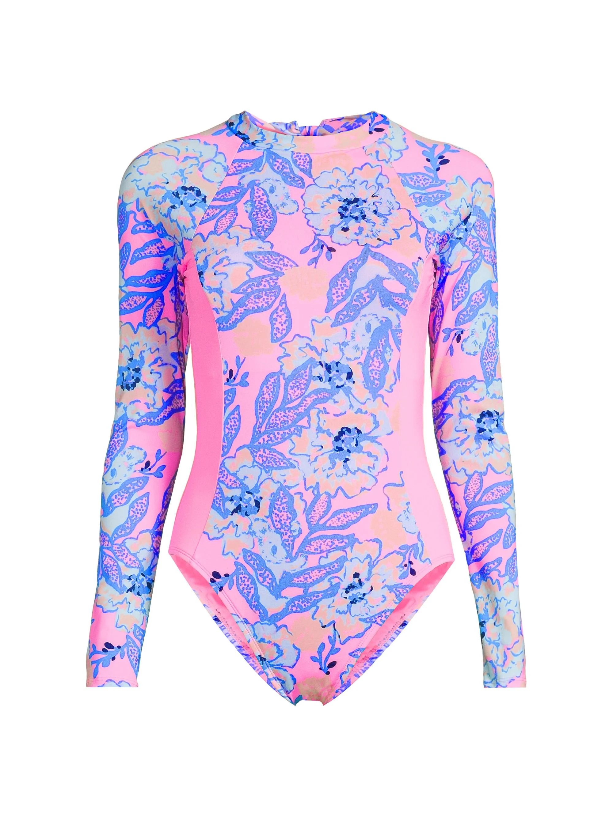 Women's Wynton Rashguard One-Piece Swimsuit - Multi Totally Koalafied - 1