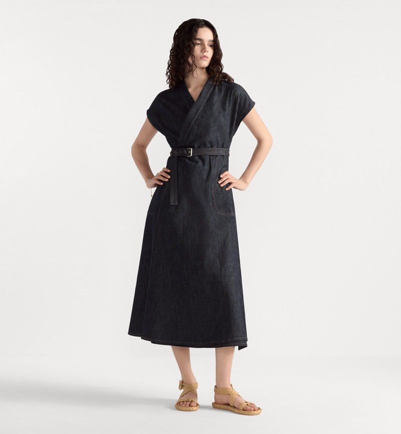 Mid-Length Belted Dress 1