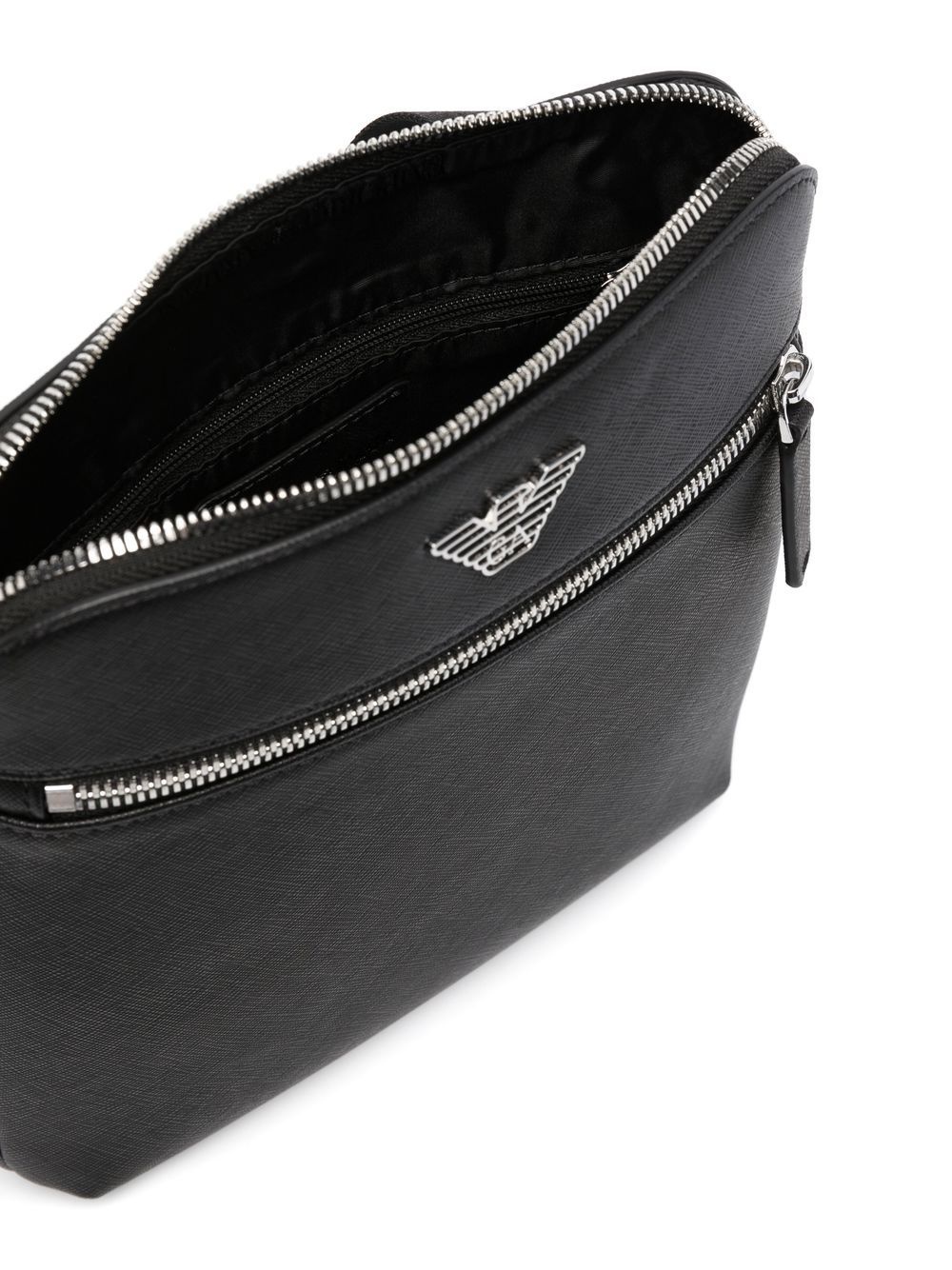 small faux-leather messenger bag - 5