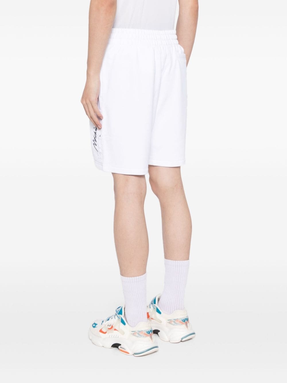 logo embroidered short - 4