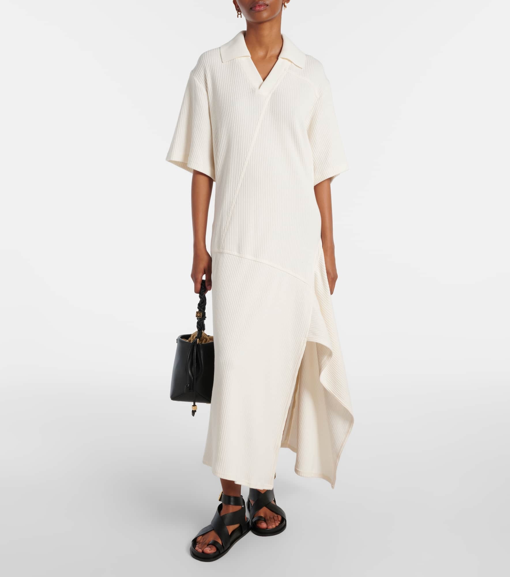 Cotton midi dress - 2