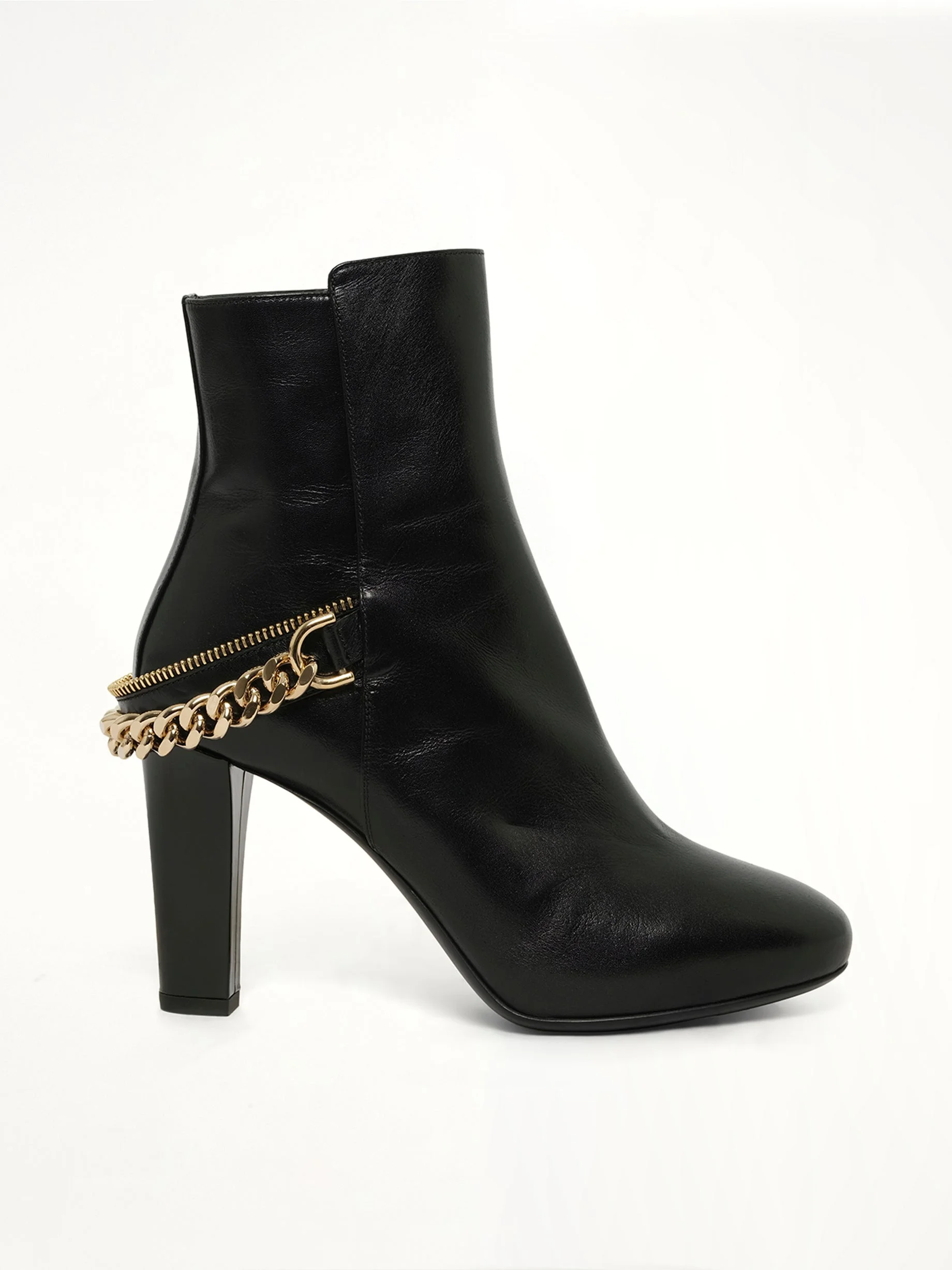 Boots W/ Chain in Black - 1