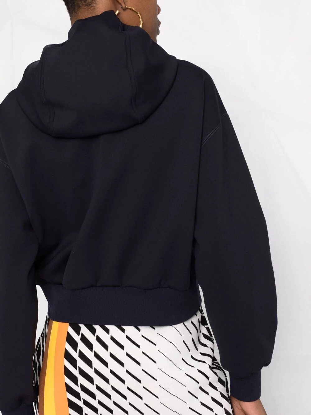 logo-print scuba hoodie - 3