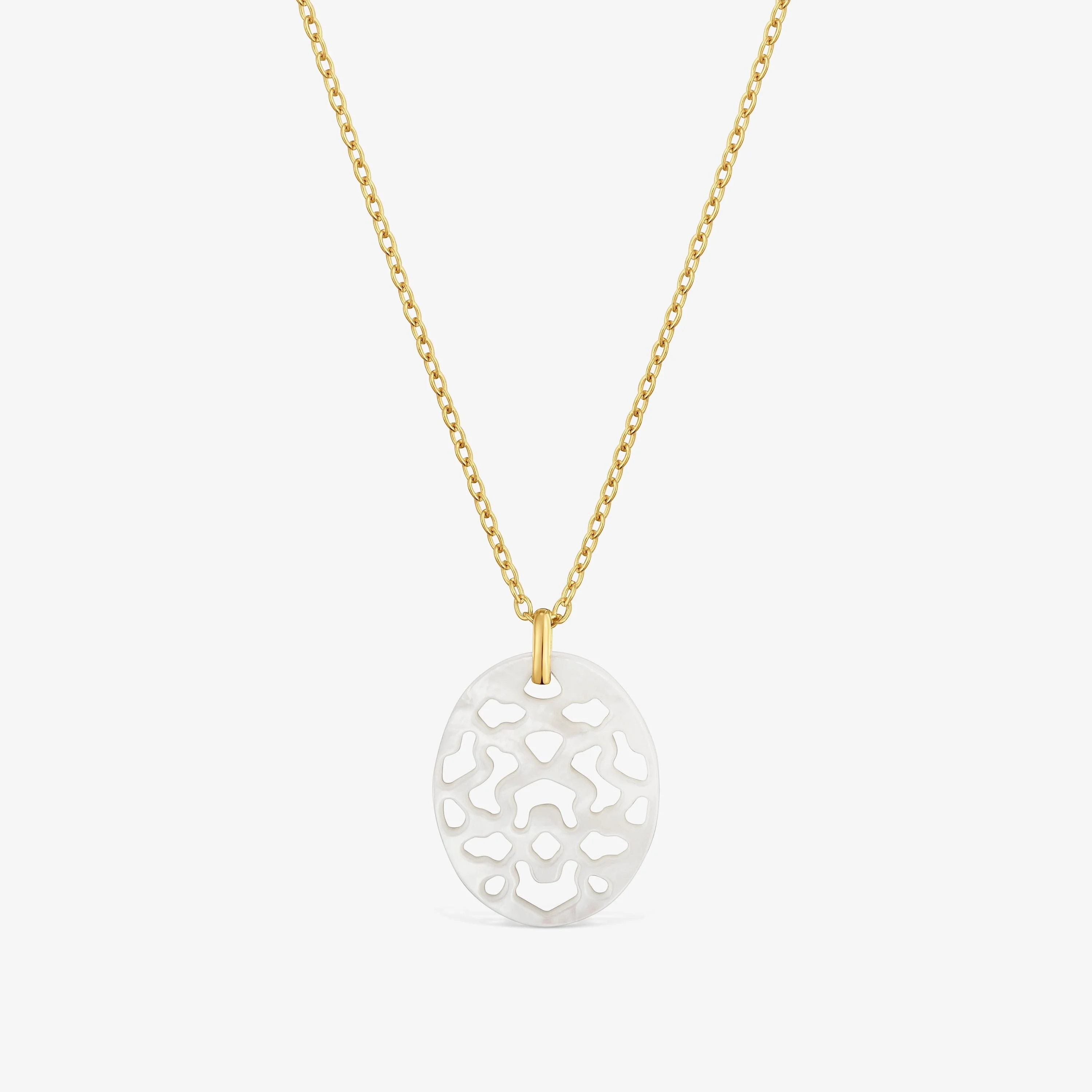 9kt gold and mother-of-pearl Necklace TOUS Kaos Nacar - 1