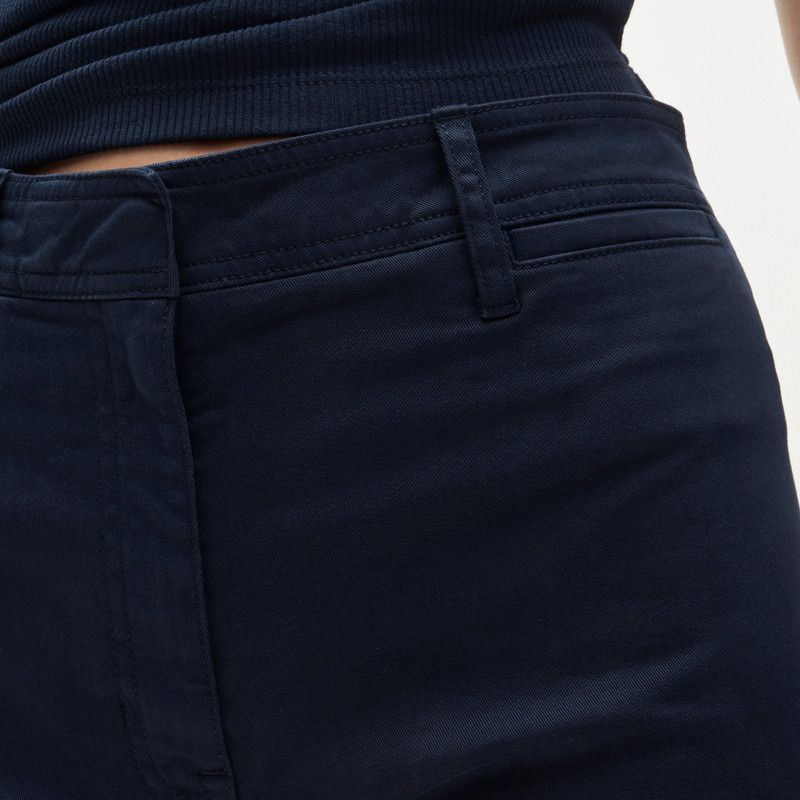 Wide-leg trouser in chino 4