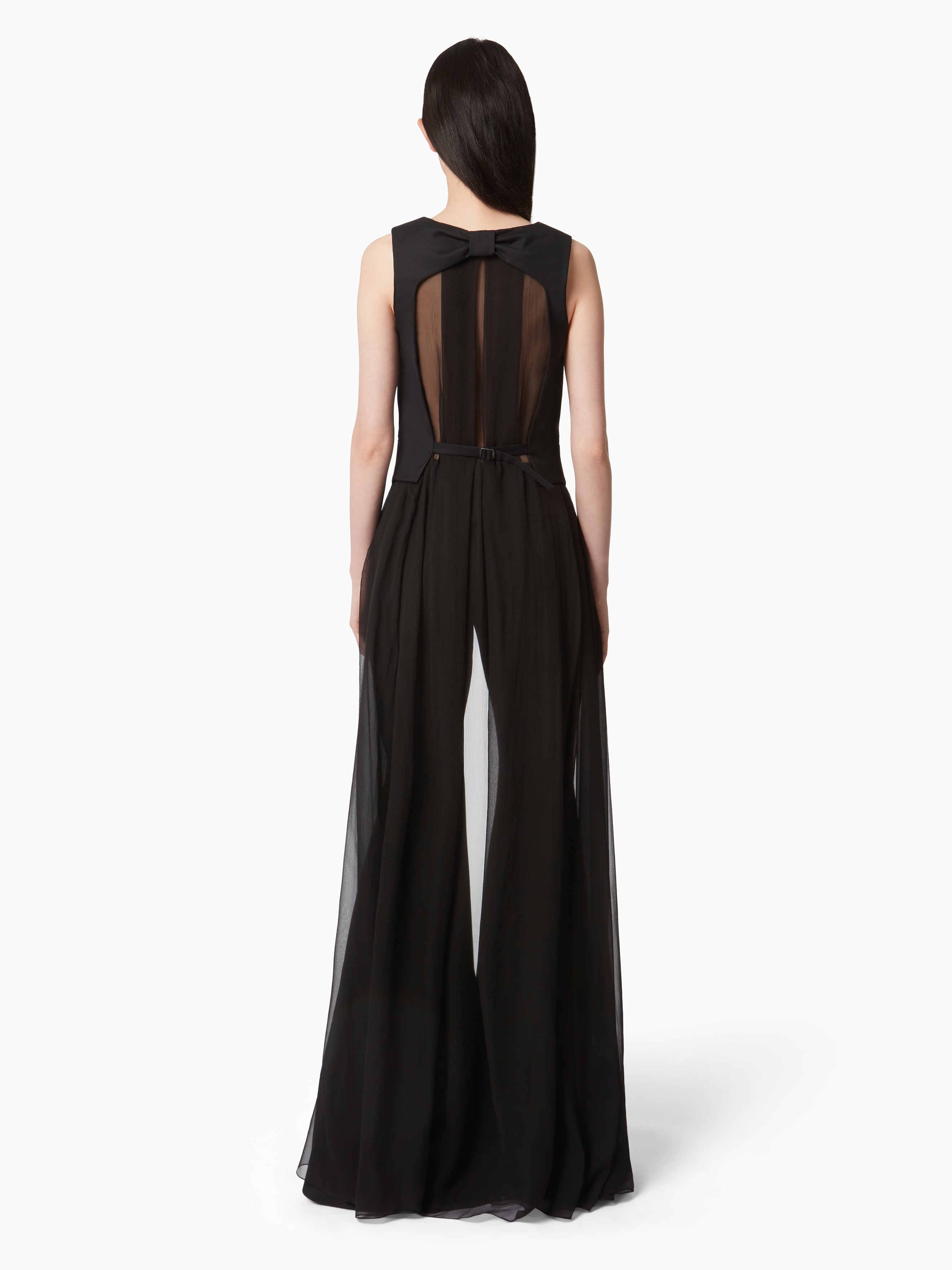 VEST WITH LONG FLUID TAIL - 4