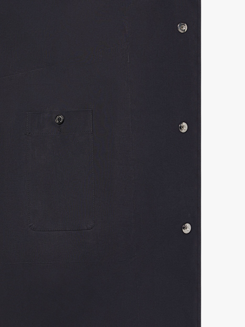 OBAN NAVY BONDED COTTON PARKA 6