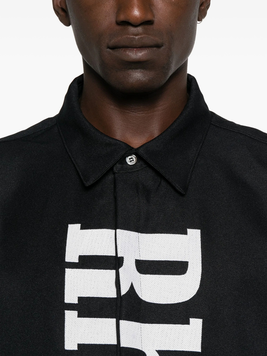 Center Logo Button Up Shirt - 5