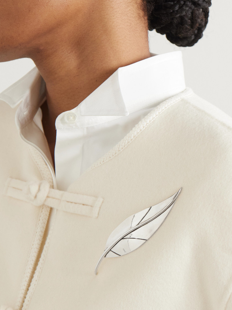 Sophie Buhai Leaf Silver Brooch outlook